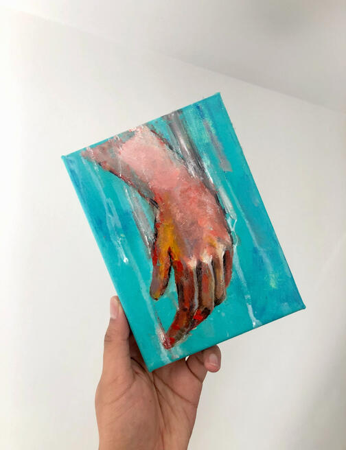 Untitled | Acrylic on 5x7in canvas | SOLD