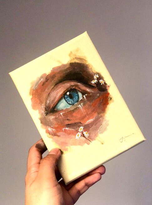 Untitled 2 | Acrylic on 5x7in canvas | SOLD